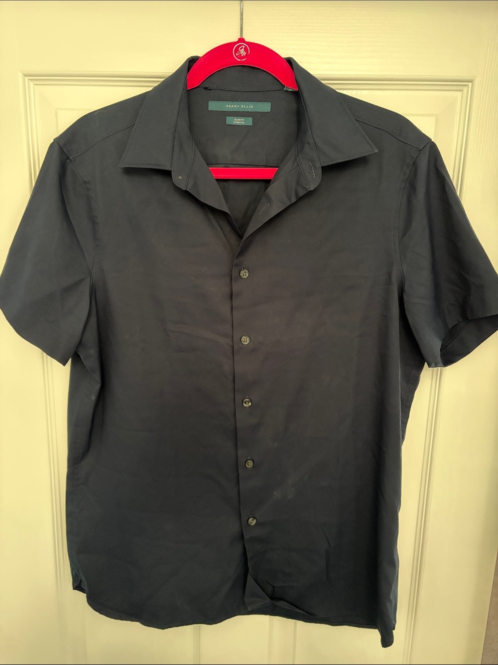 Perry Ellis Short Sleeved Button down
